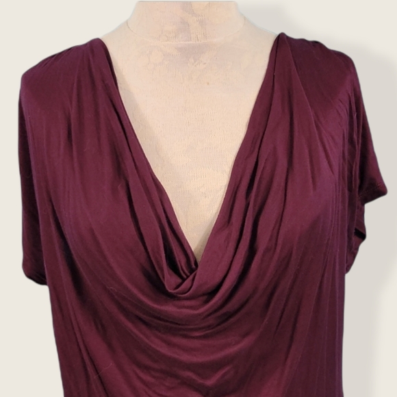 Boss by Hugo Boss Plum Scoop Neck Fall/Winter Top Large - Picture 7 of 14
